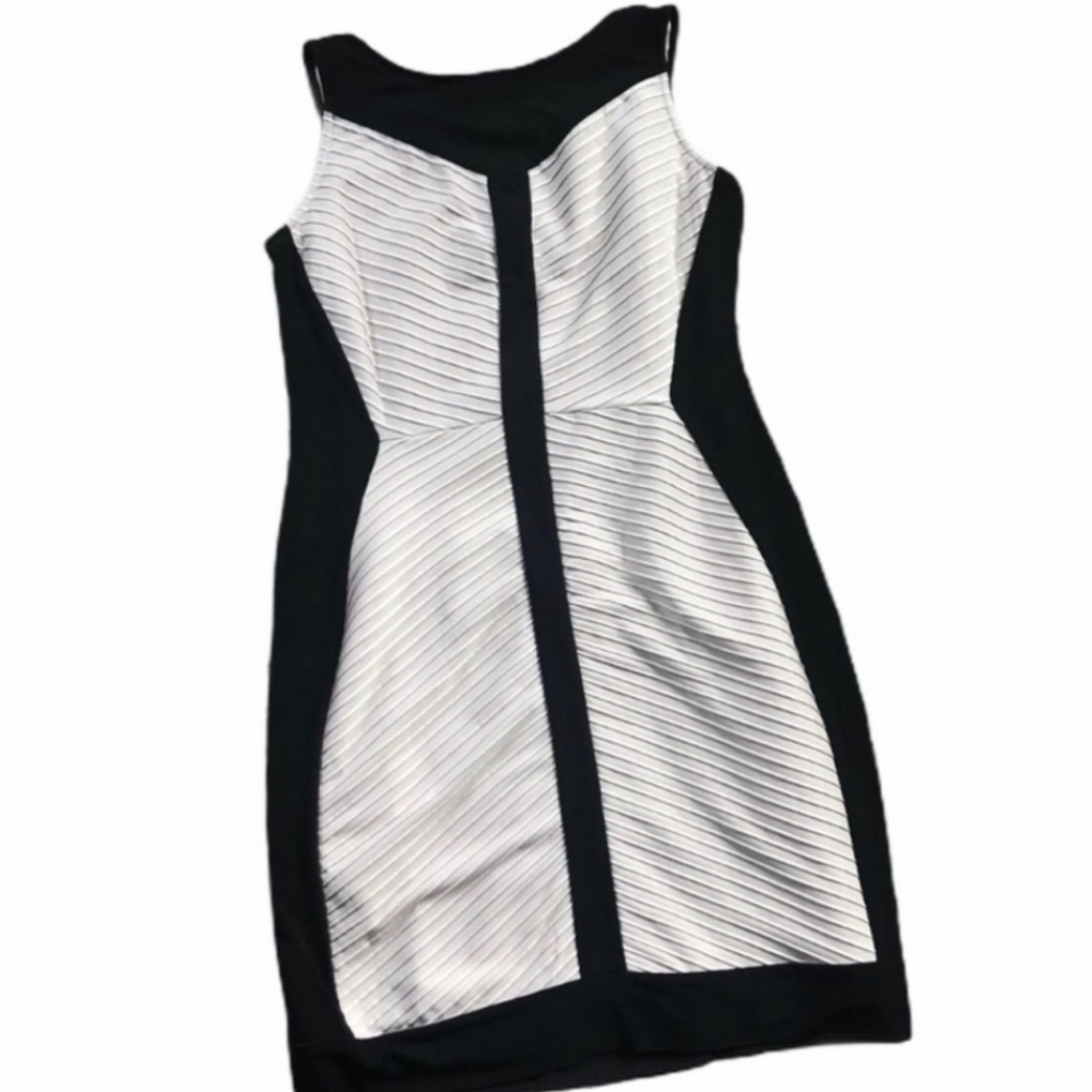 Black and tan Sheath dress size 16